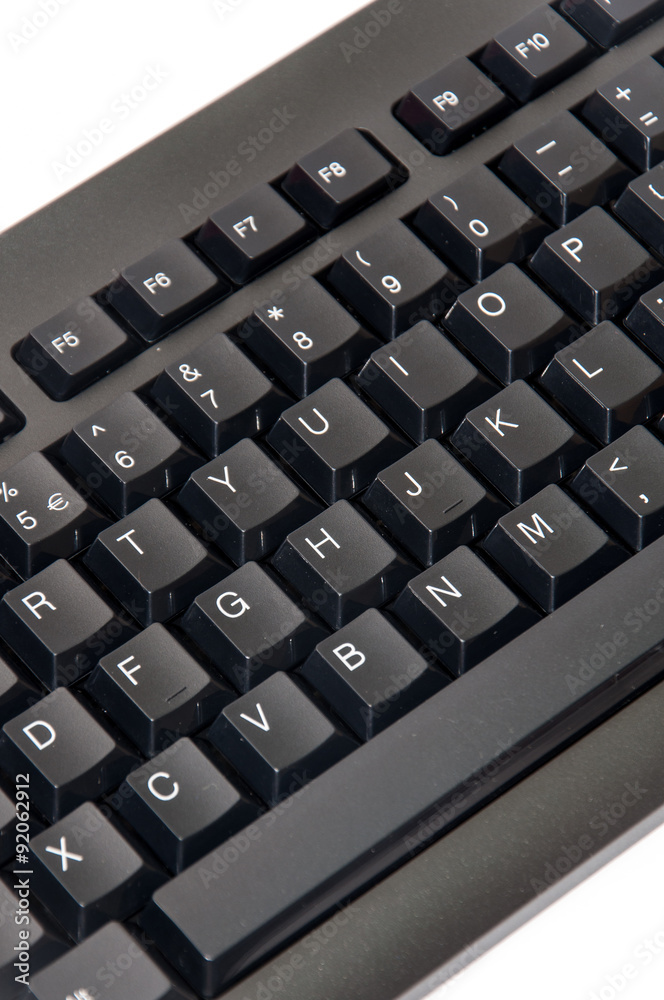Wireless black computer pc keyboard Wireless black computer pc keyboard