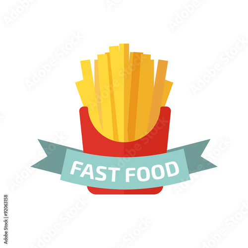 Fast food logo.  Junk  food logo.