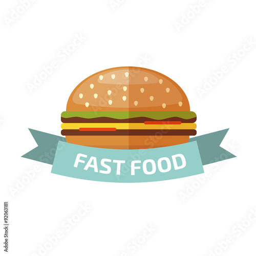 Fast food logo