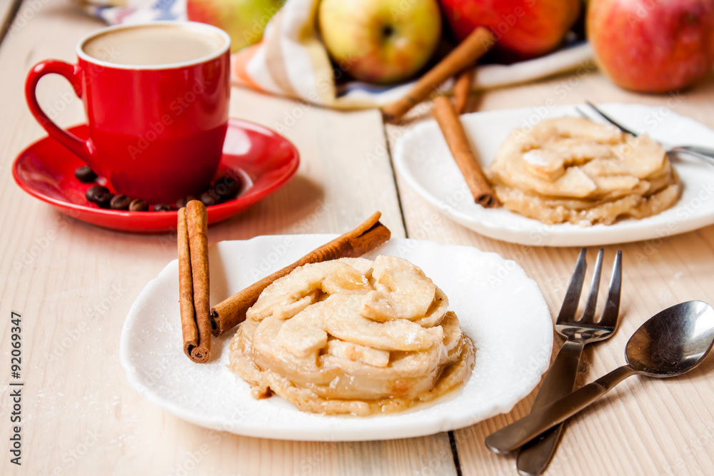 homemade apple pie and coffee homemade apple pie and coffee