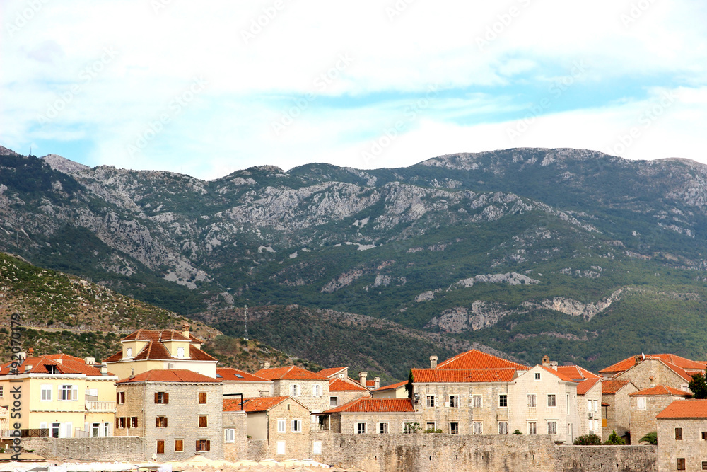 Budva old town. Montenegro. Adriatika