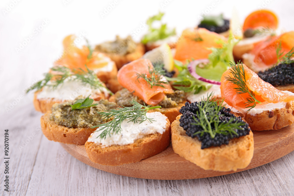 assorted canape assorted canape