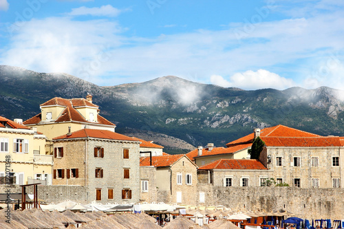Budva old town. Montenegro. Adriatika photo