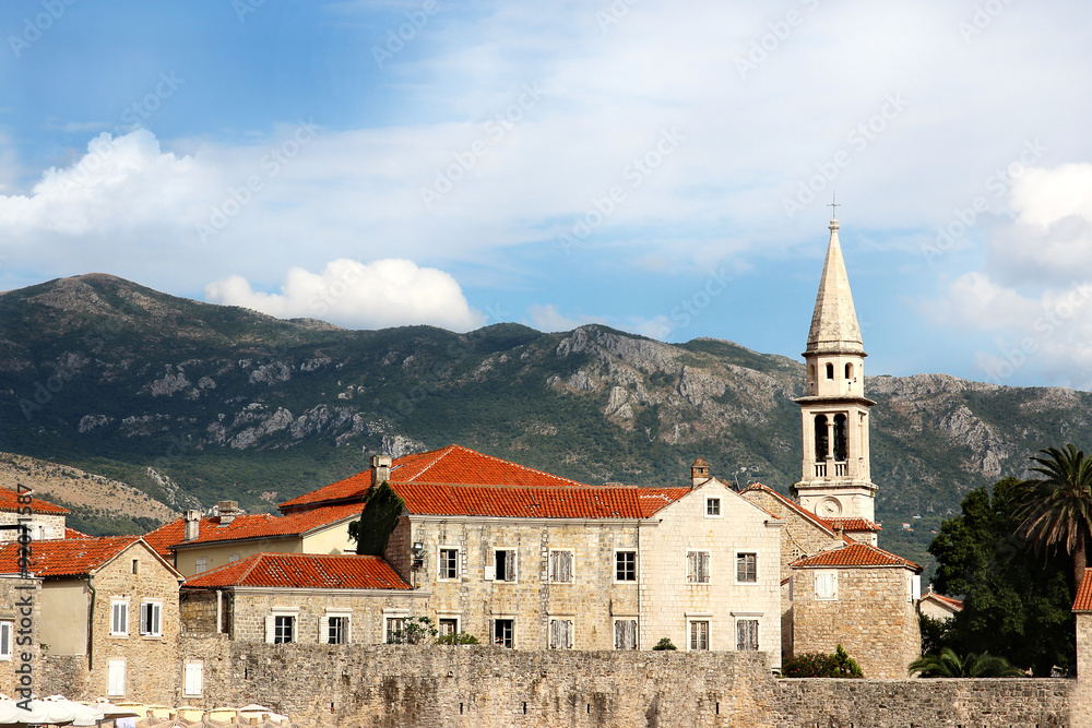 Budva old town. Montenegro. Adriatika