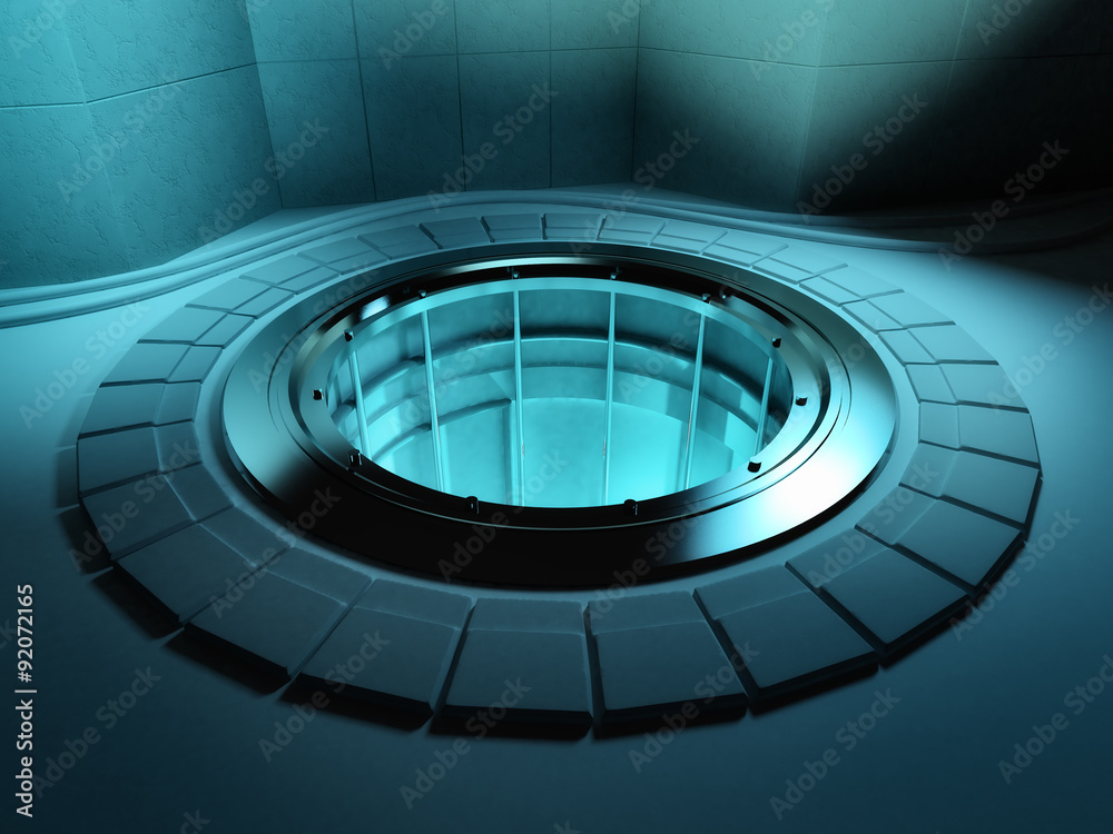 Fototapeta premium 3d Nuclear reactor core