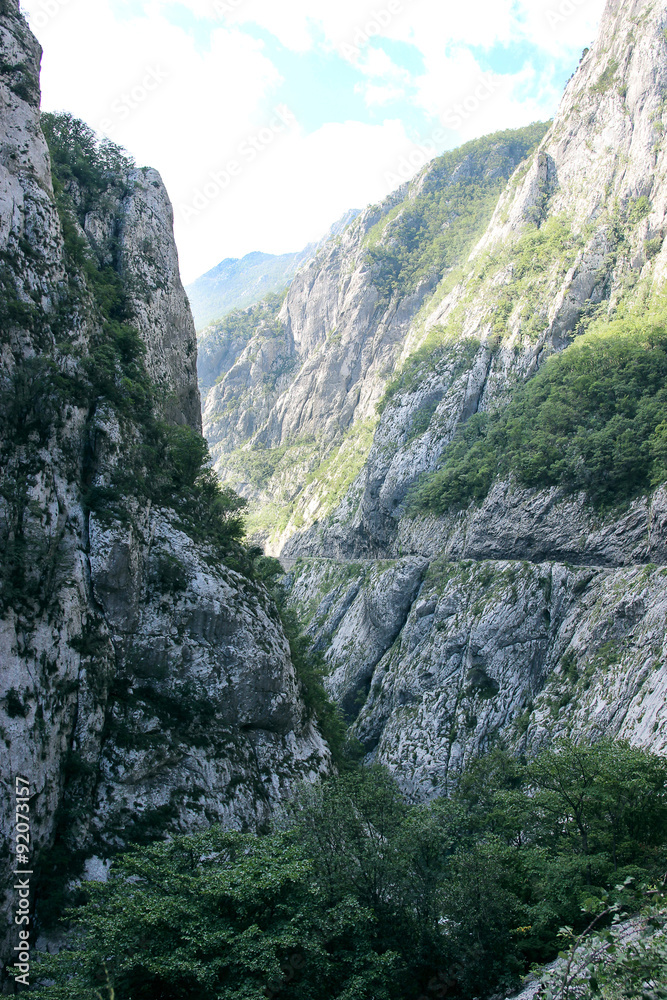 Mountains, Montenegro. Canyon