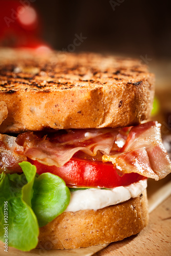 BLT Sandwich - close up