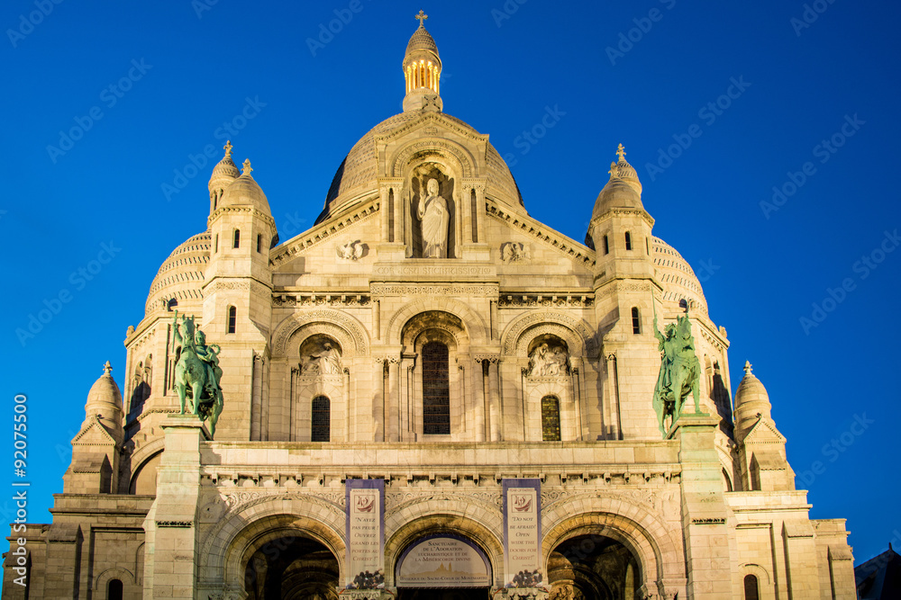 Basilique du Sacre Coeur in Paris France
