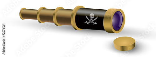 Longue vue de pirate