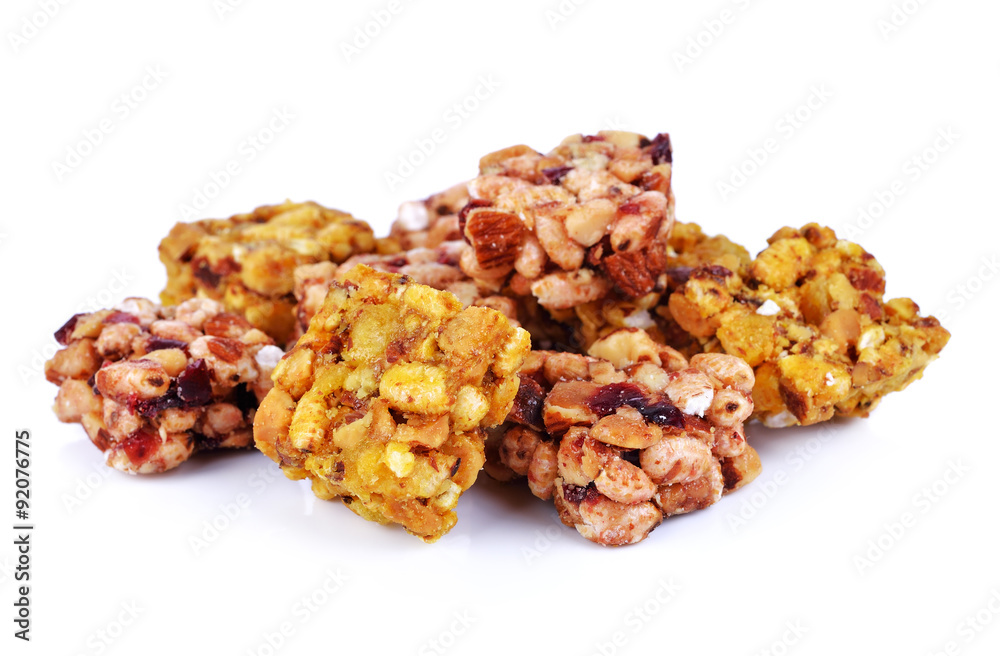 cereal bar isolated on white background cereal bar isolated on white background