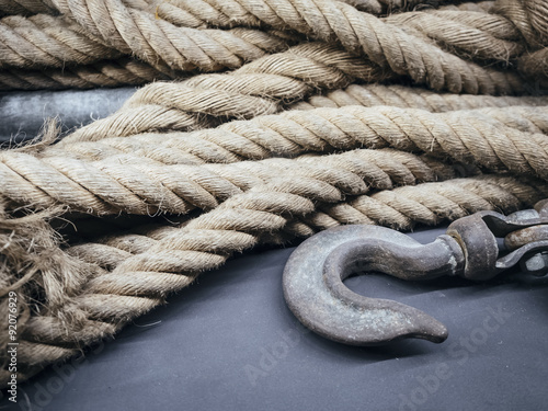 Boat Rope with Hook Object