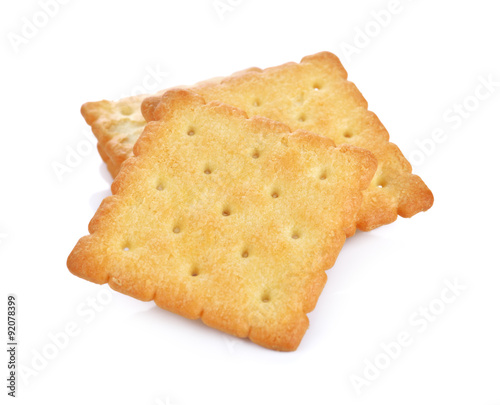 Cracker isolated on white