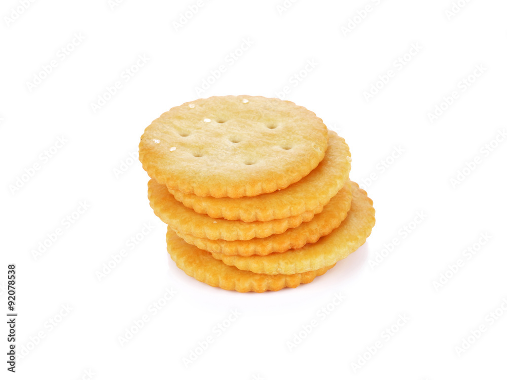 Cracker Isolated on White with Clipping Path