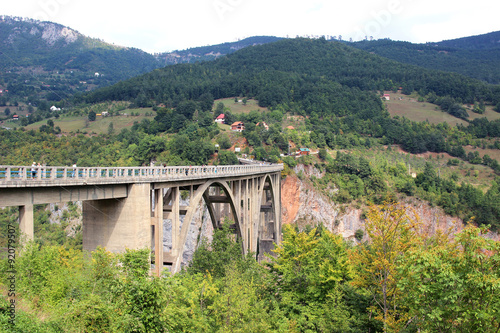Djurdjevic bridge, Montenegro. Canyon. Tara bridge © Agnes