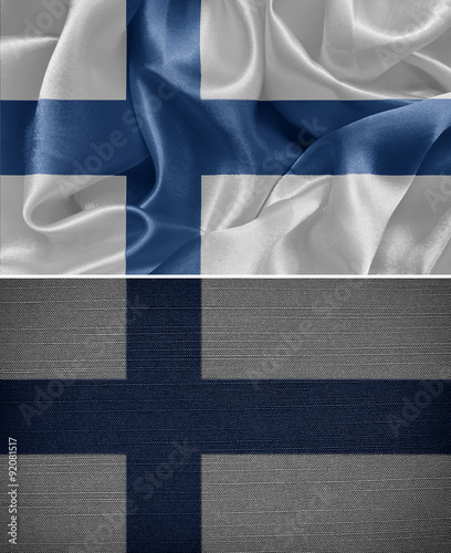 finland set of cloth flags #92081517