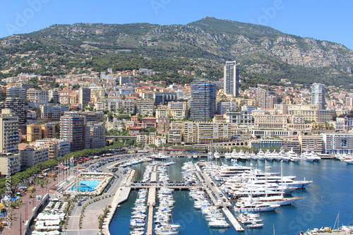 MONTE-CARLO, MONACO - JULY 17, 2012: View shot in the Principality of Monaco during a trip to the Cote d Azur