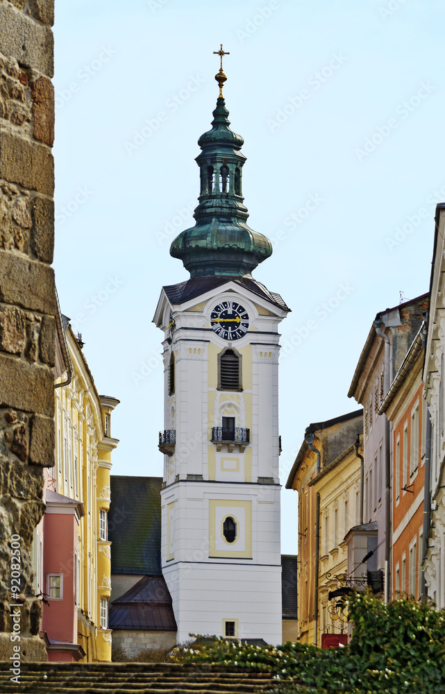Turm der Stadtpfarrkirche in Freistadt