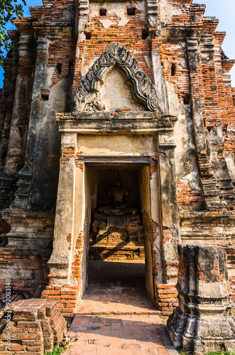 World Heritage Site in Ayutthaya, thailand