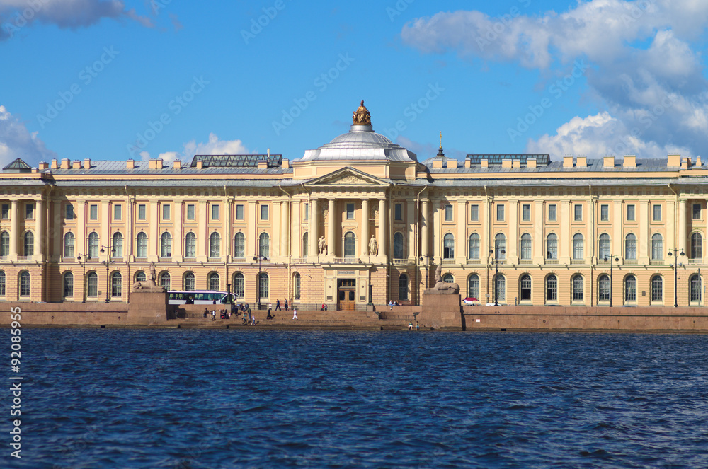 Quays of St.Petersburg, Russia
