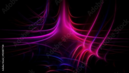 Abstract energy repeated glowing lines
