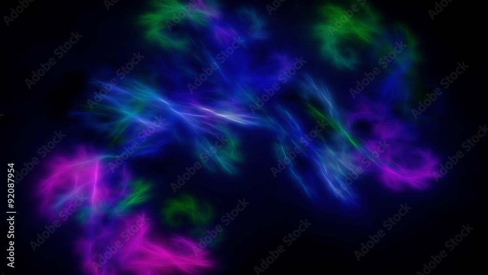 Smooth cosmic blue and purple colors