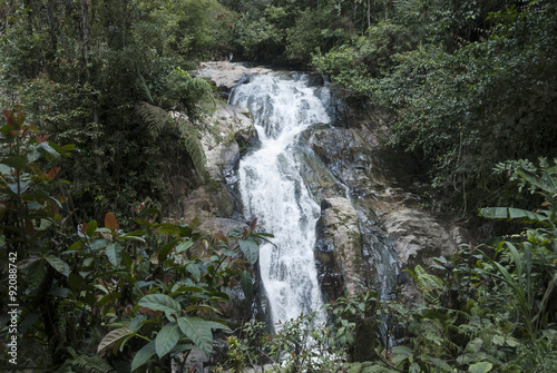 tropical waterfall