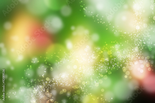 Natural forest bokeh