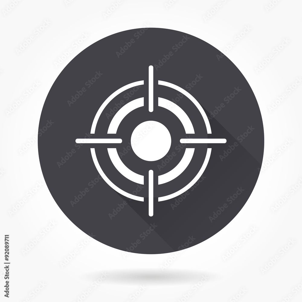 Aim icon. Aim icon.