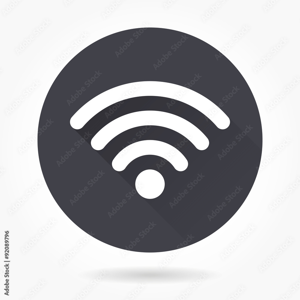 Wi-Fi icon. Wi-Fi icon.
