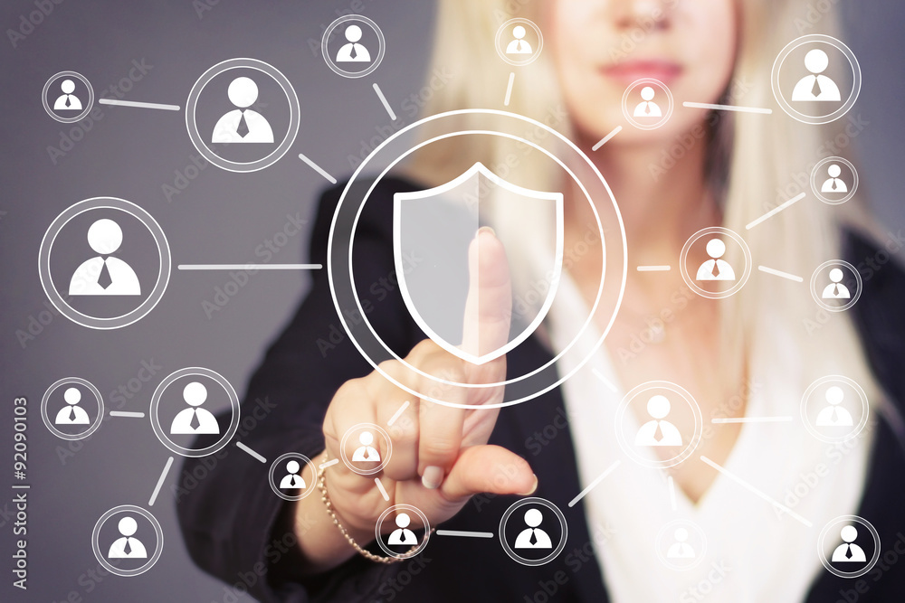 Button shield security virus business online icon Button shield security virus business online icon