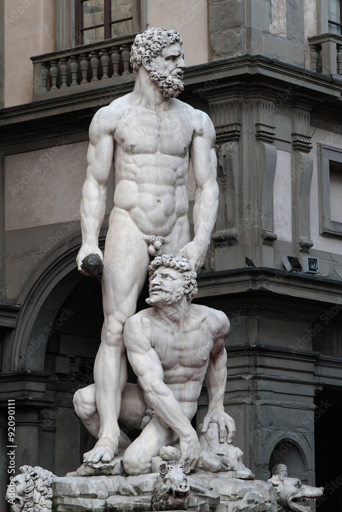 Statue d'Hercule sur la Piazza della Signoria