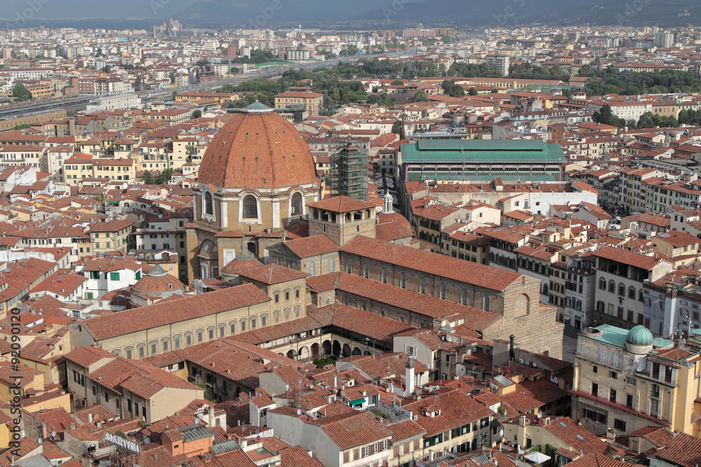 Florence vue du ciel