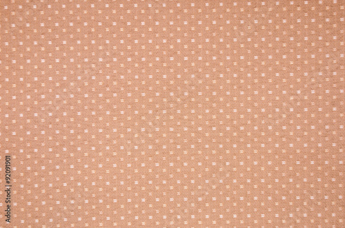 Colorful textile texture with dots pattern closeup