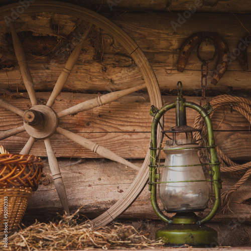 Rural retro still life photo