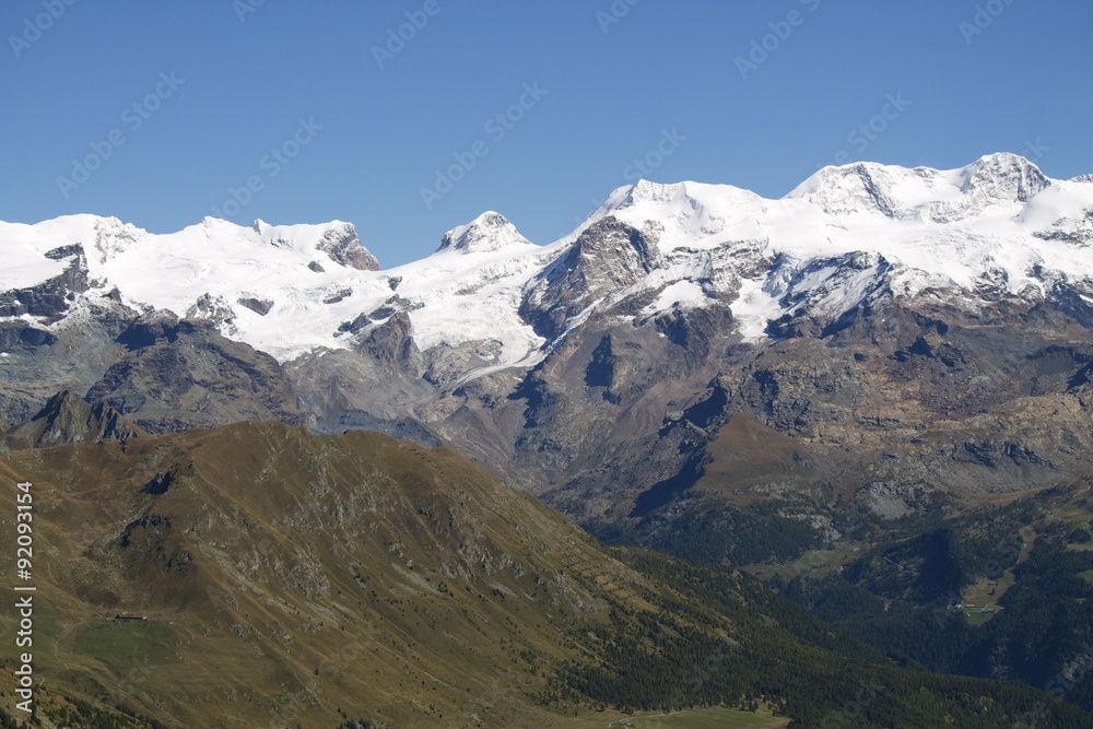 Panorama dal Monte Zerbion