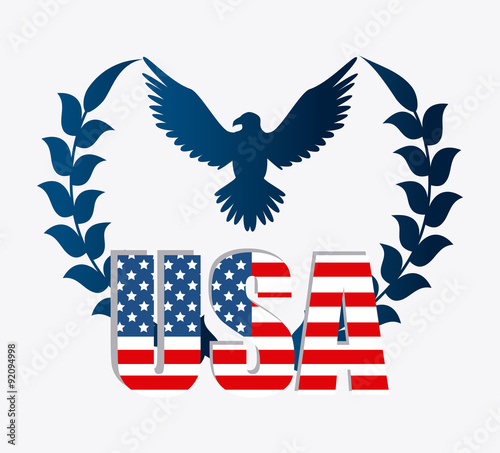 United states patriotism design.