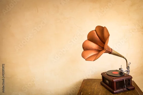 Obraz Koncepcja muzyki retro