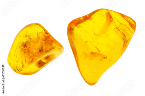Fototapeta Two pieces of amber