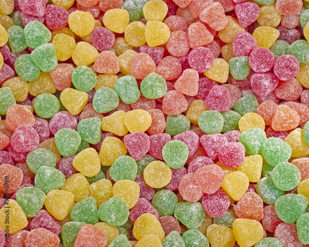 colorful jelly candies closeup, sweet background colorful jelly candies closeup, sweet background