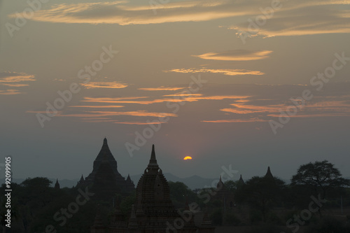 ASIA MYANMAR BAGAN TEMPLE PAGODA LANDSCAPE