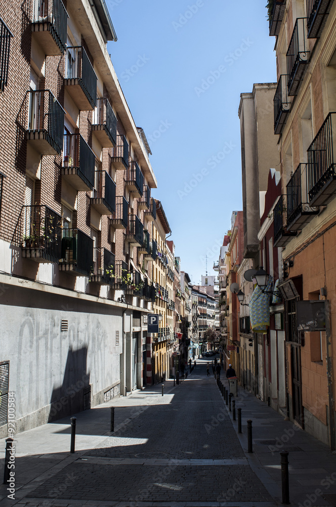 Street of Lavapies, in Madrid.