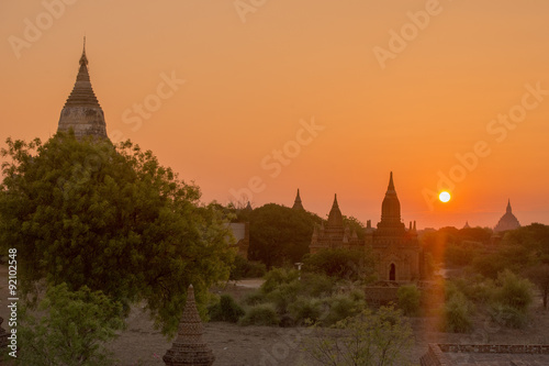 ASIA MYANMAR BAGAN TEMPLE PAGODA LANDSCAPE