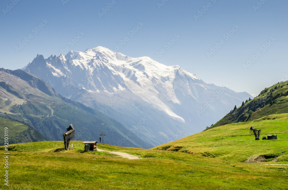 Fototapeta premium Domaine de Balme Mont Blanc