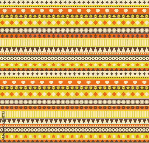 Ribbon seamless pattern.