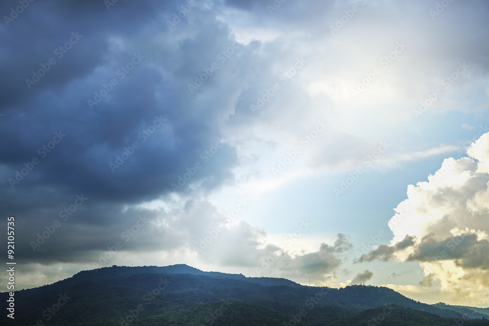 storm and rain cloud moving past the mountain storm and rain cloud moving past the mountain
