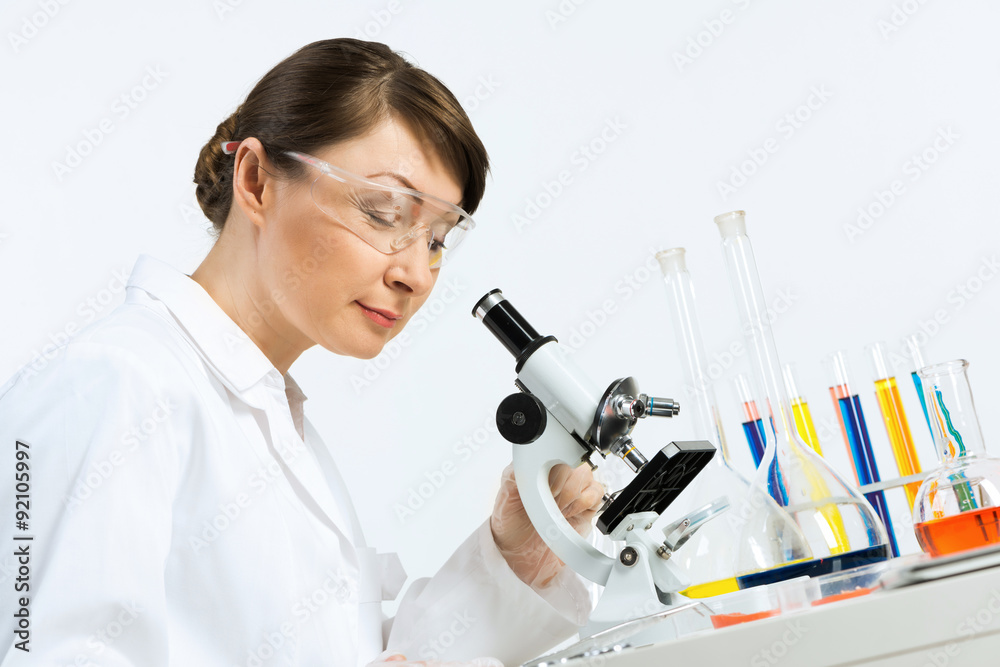 Woman working in lab Woman working in lab
