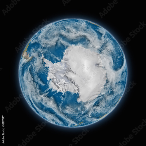 Fototapeta Naklejka Na Ścianę i Meble -  Antarctica on planet Earth