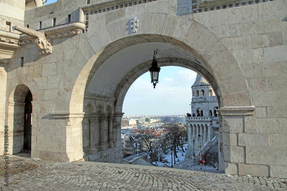 Fishermens bastion at Buda Castle in Budapest, Hungary Fishermens bastion at Buda Castle in Budapest, Hungary