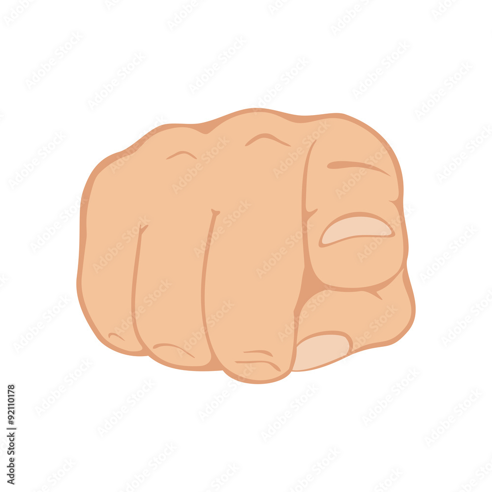 Pointing finger