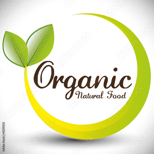Organic natural food label